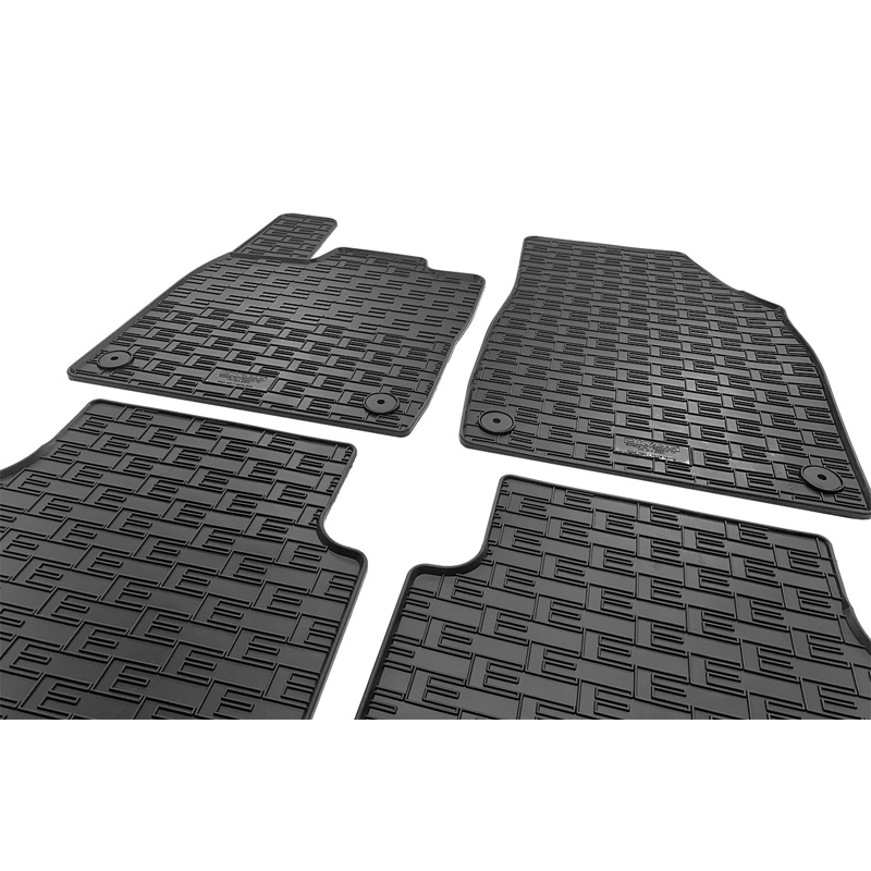 Set tapis de caoutchouc sur mesure pour Volkswagen ID.4 / ID.5 2020- & Skoda Enyaq iV 2020- incl. Coupé & Audi Q4 E-Tron (F4B) 2020- & Cupra Tavascan 2023- (4-pièces + points de fixage)