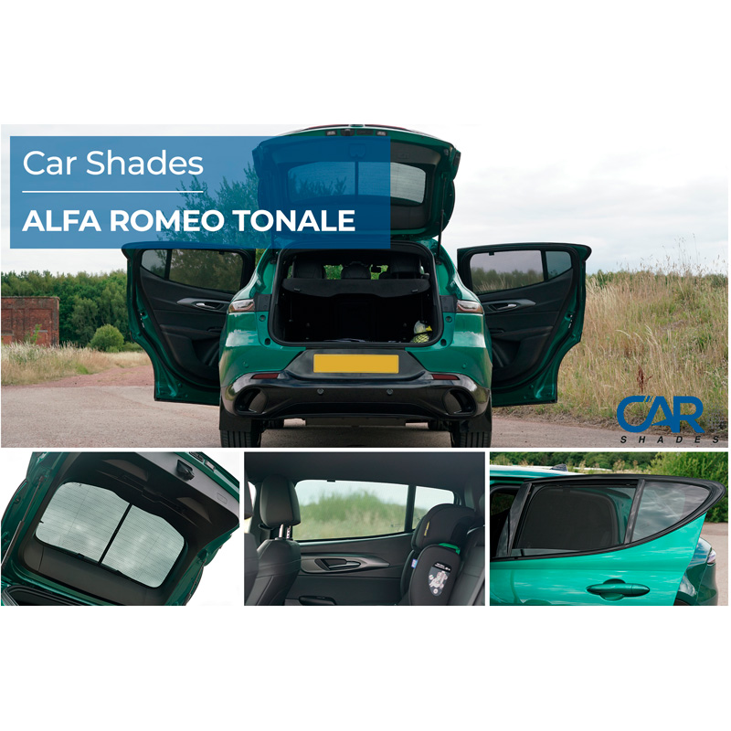 Set de Car Shades sur mesure pour Alfa Romeo Tonale 2022- (4-pièces)