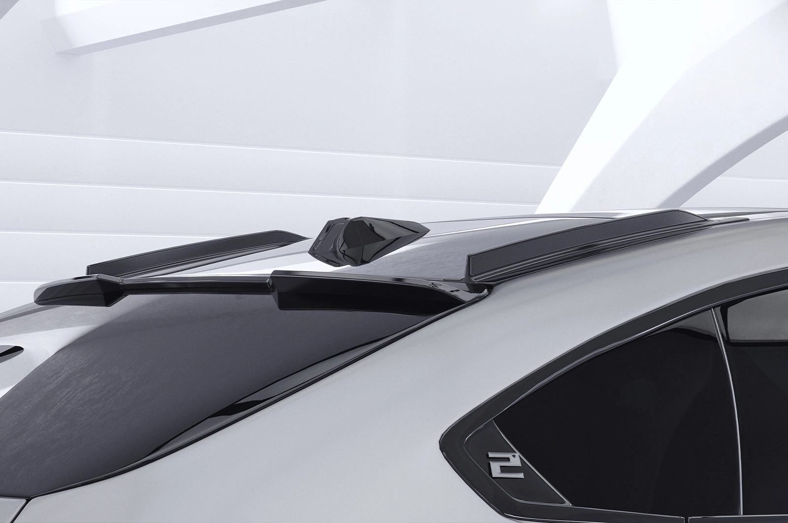 Spoiler arrière sur mesure pour BMW Série 2 F74 Gran Coupe 2024- (ABS Noir Luisant)