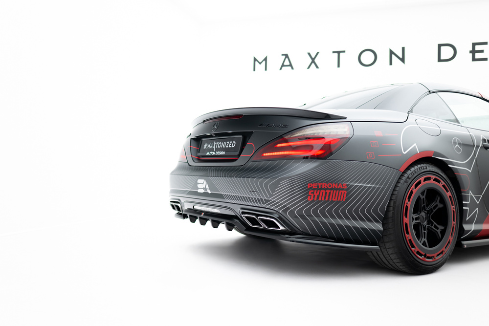 Achter Diffuser passend voor Mercedes-Benz SL63 AMG R231 Maxton