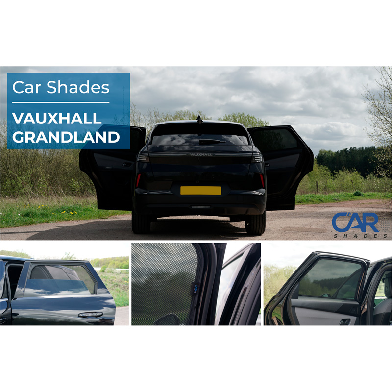 Set de Car Shades (portes arrières) sur mesure pour Opel Grandland (OV64) 2024- (2-pièces)