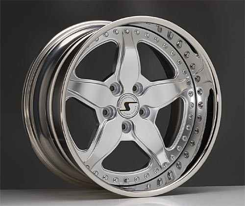 Schmidt Race Lite roues 3dlg d argent 8 - 8,5x17