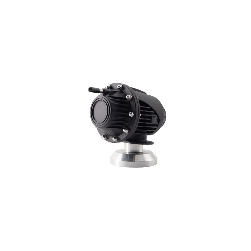 Simoni Racing Valve Blow Off Universelle Type 14 - pour moteurs turbo à essence - Raccord 25mm, Longueur 95mm, Diamètre 75mm - Noir
