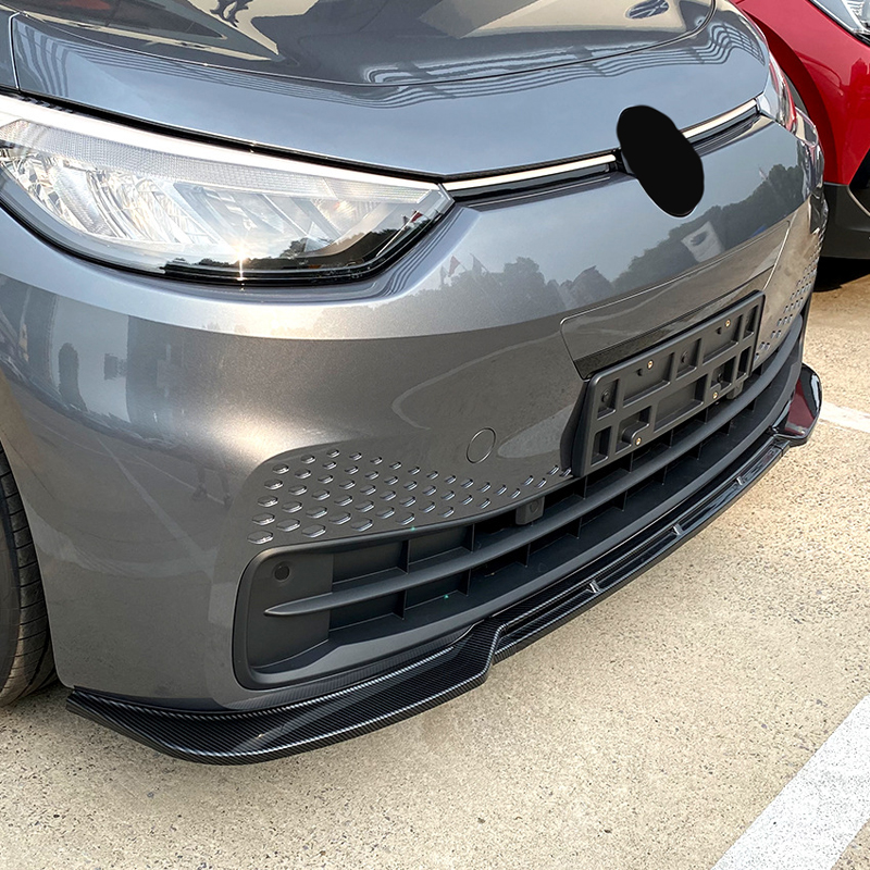 Spoiler avant sur mesure pour Volkswagen ID.3 2020- (ABS Noir luisant)
