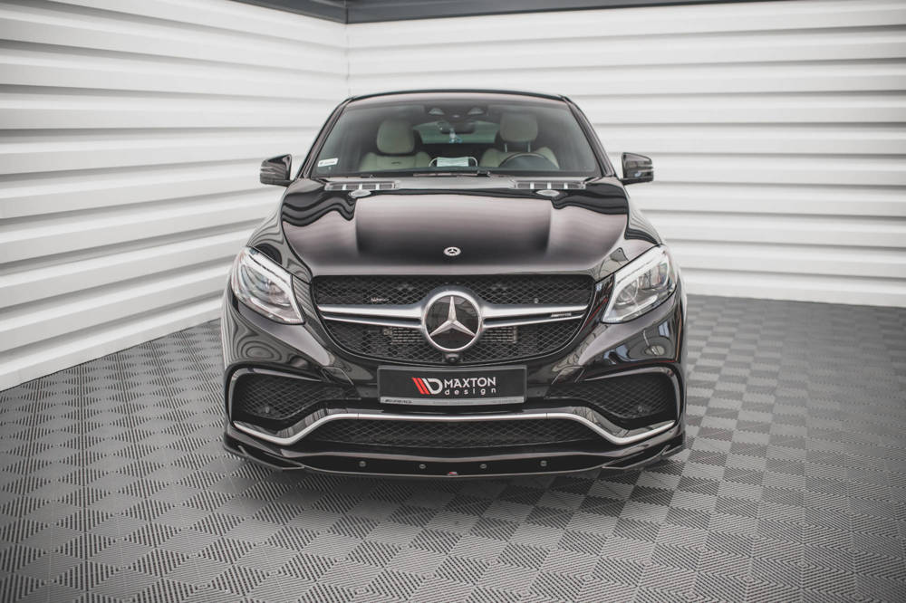 Voorspoiler V.2 Mercedes GLE 63 AMG Maxton Design glans zwart