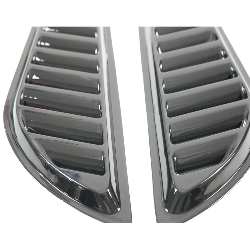 Jeu de prises d'air pour le capot Pick-Up 4x4 - Universel - Noir brillant