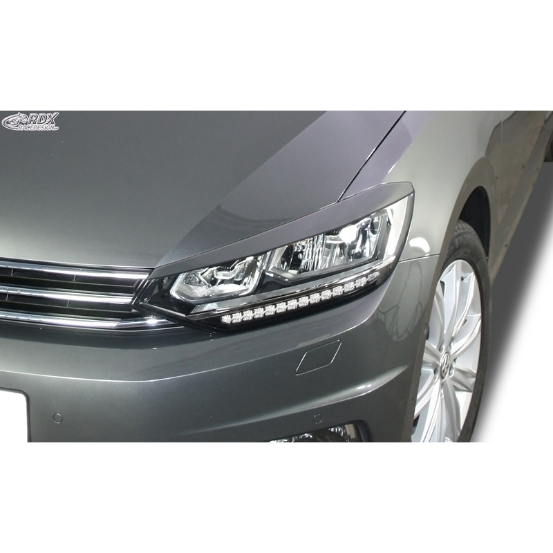 Spoilers de phares sur mesure pour Volkswagen Touran (5T) 2015- (LED) (ABS)