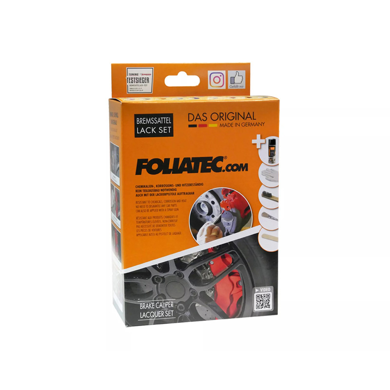 Foliatec Set peinture étriers de freins - green hell métallique - 3 Components