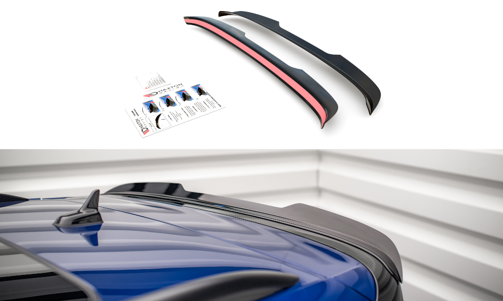 Spoiler VW Tiguan R MK2 Facelift Maxton Glans Zwart