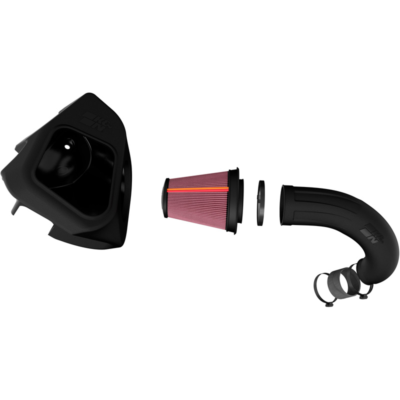 K&N NextGen d'admission d'air froid  sur mesure pour RAM 1500 5.7L V8 2019-2024 (50-1578)
