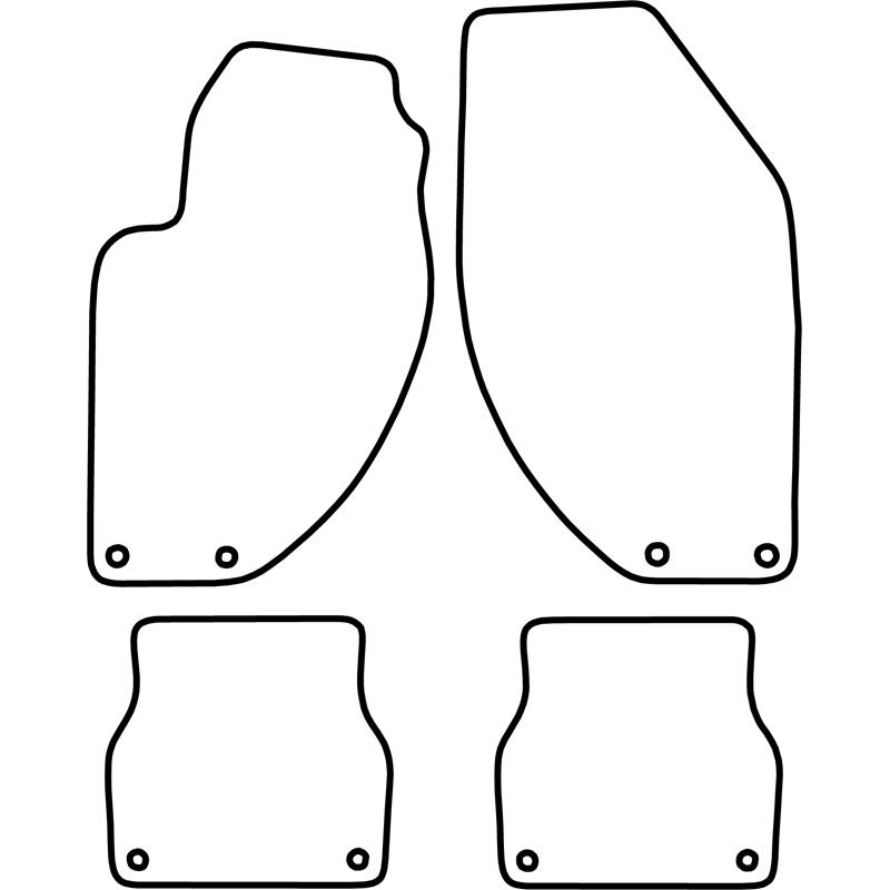 Set de tapis de sol sur mesure pour Alfa Romeo 166 2000-2003