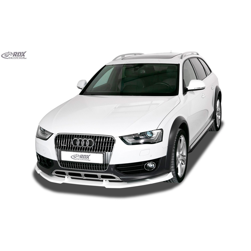 Jupes latérales 'Slim' sur mesure pour Audi A4 (B8) Allroad 2011- (ABS noir luisant)