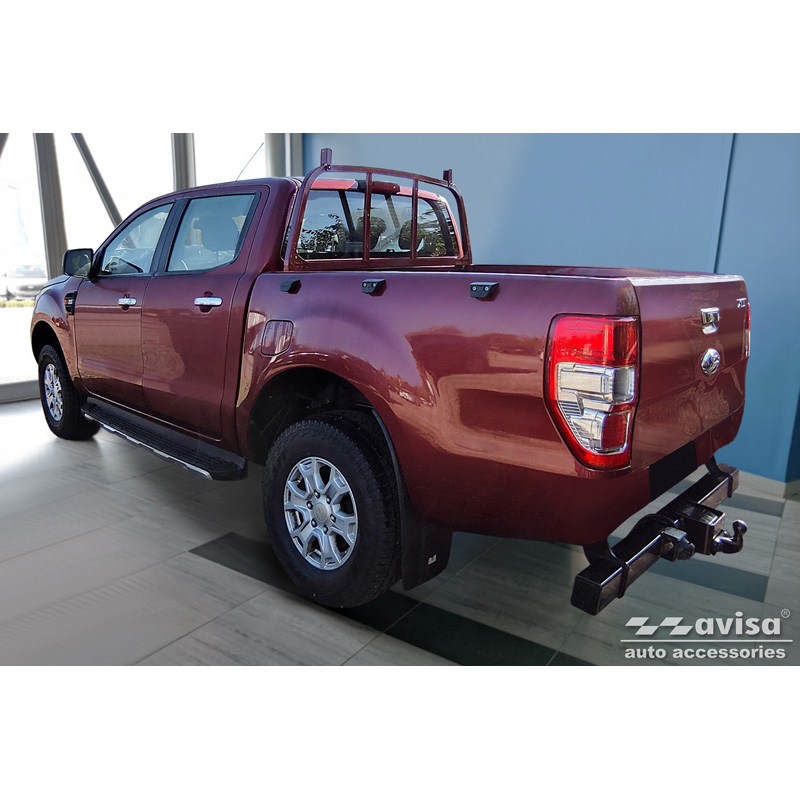 Protection de hayon arrière Pickup (acier) sur mesure pour Ford Ranger 2011-2022 - Argent