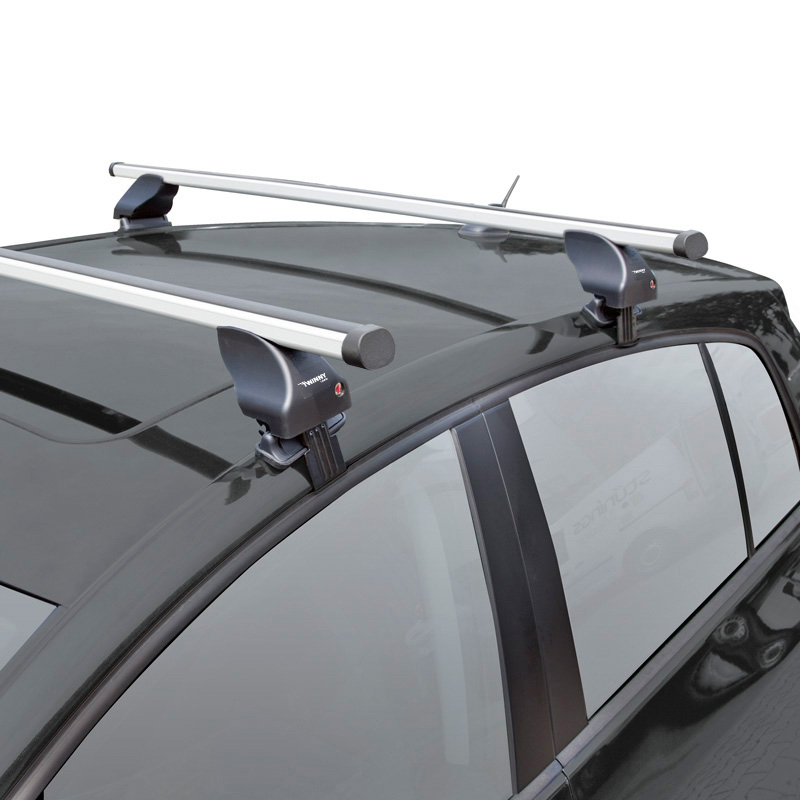 Jeu de barres de toit Twinny Load Aluminium A40 sur mesure pour Alfa Romeo/Renault modèles divers (pour voitures sans barres longitudinales d'origine)