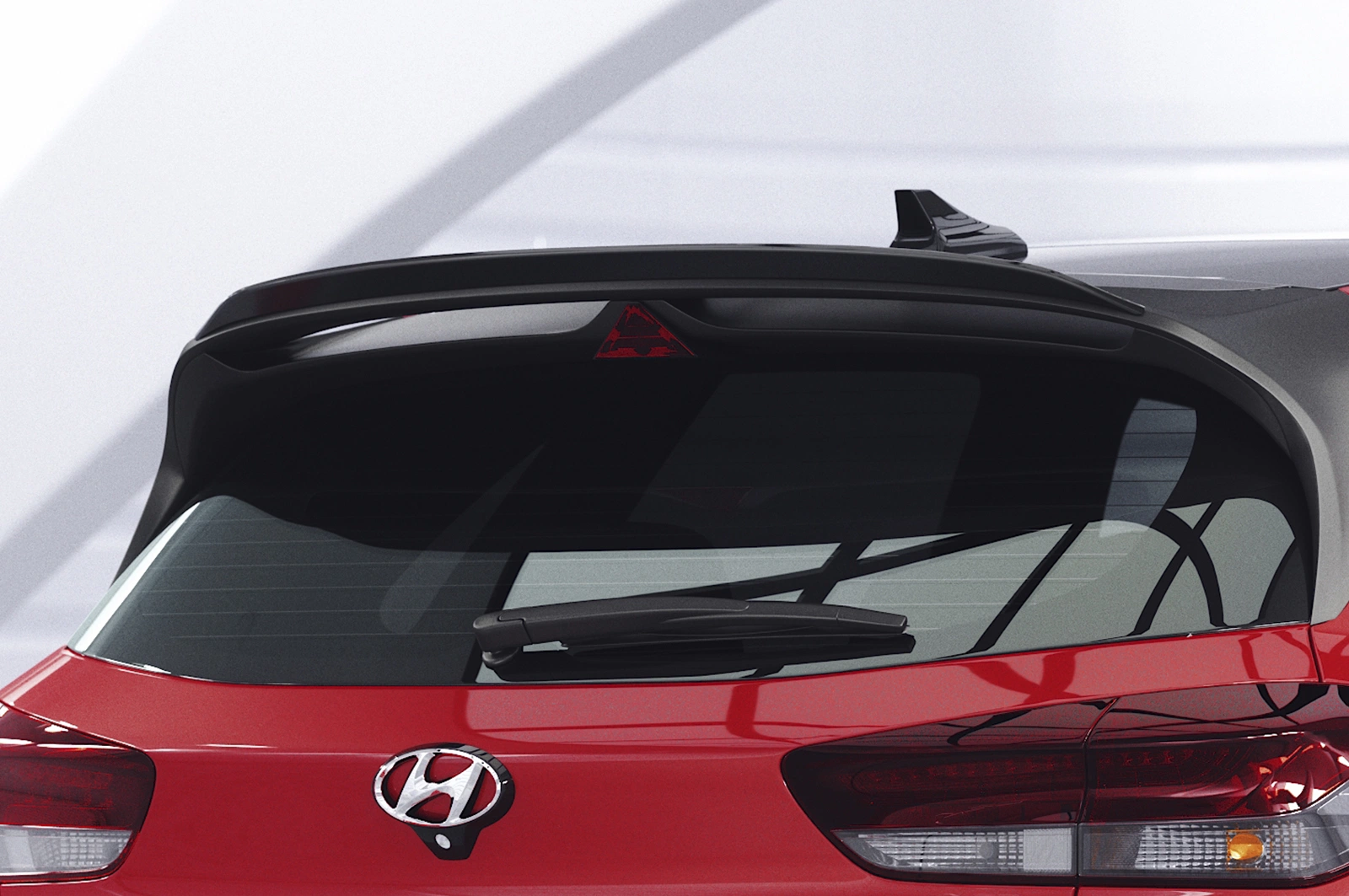 Achterspoiler voor Hyundai i30 N (PD) Glans Zwart (2017–heden) – CSR Automotive