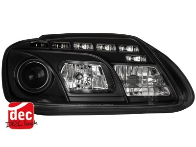 Phares VW Touran Dayline Yeux du Diable Black