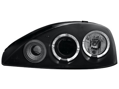 Phares Opel Corsa C Angel Eyes noire
