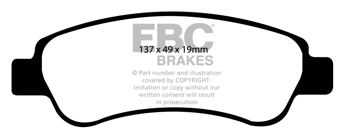 EBC Brakes PEUGEOT BEDRIJFSWAGEN Boxer 2.2 TD (100) 2006-.. Remb