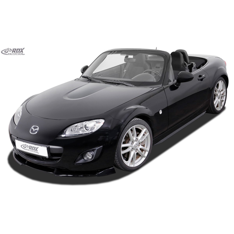 Jupes latérales 'Slim' sur mesure pour Mazda MX5 (NC) 2005-2008 (ABS noir luisant)