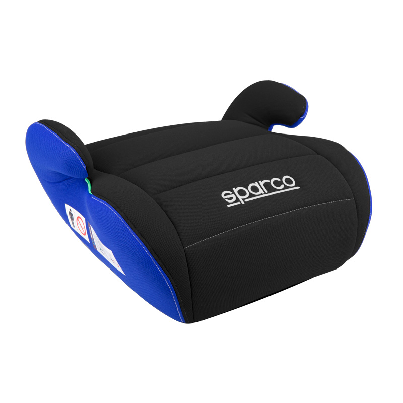 Sparco Siège enfant F100KI Noir/Bleu i-Size 125-150cm (ECE-R129/03)