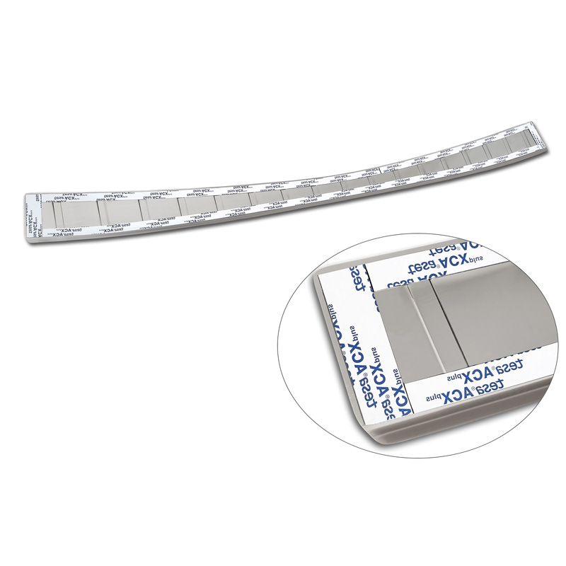 Protection de seuil arrière inox sur mesure pour Lexus RZ 2023- 'Ribs'