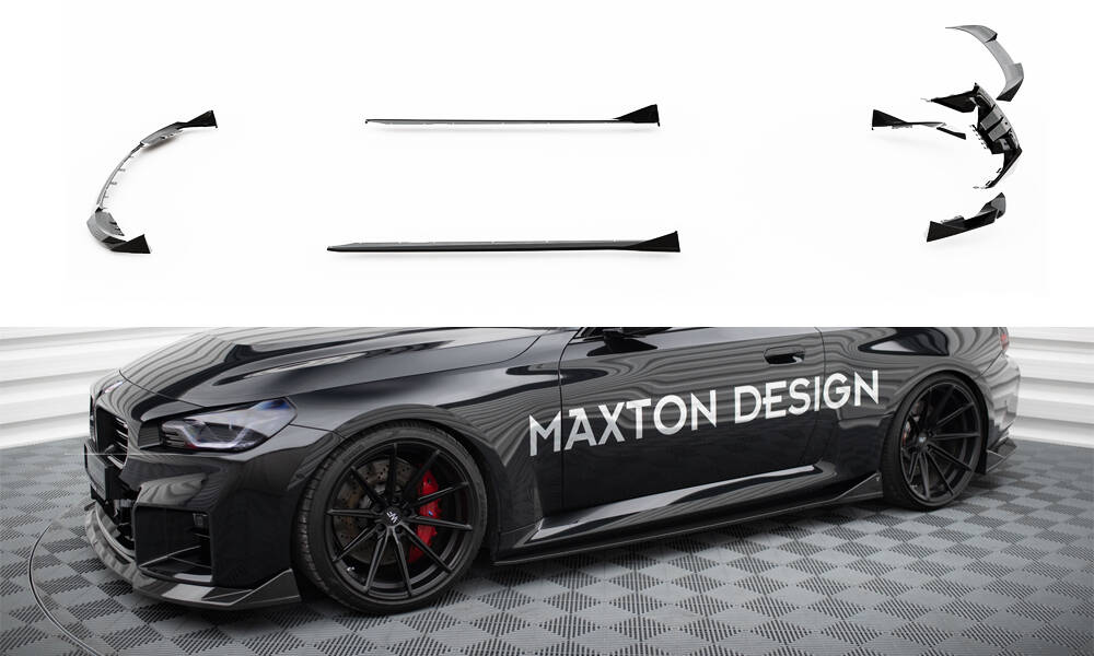 Set Carbon Fiber Splitters BMW M2 G87
