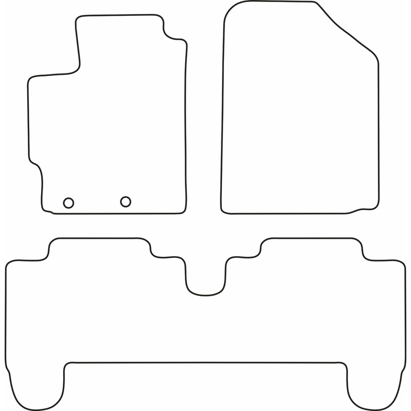Set de tapis de sol sur mesure pour Toyota Yaris 3/5 portes 2006-2011