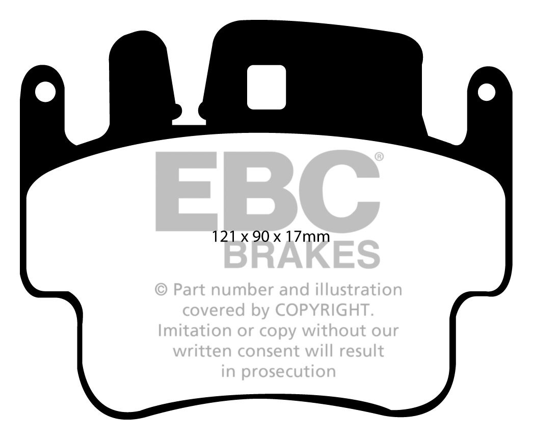 EBC Brakes PORSCHE 911 (997) (Cast Iron Disc Only) 3.6 Carrera 2