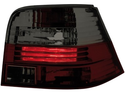 Feux arriere VW Golf IV rouges/de fumee