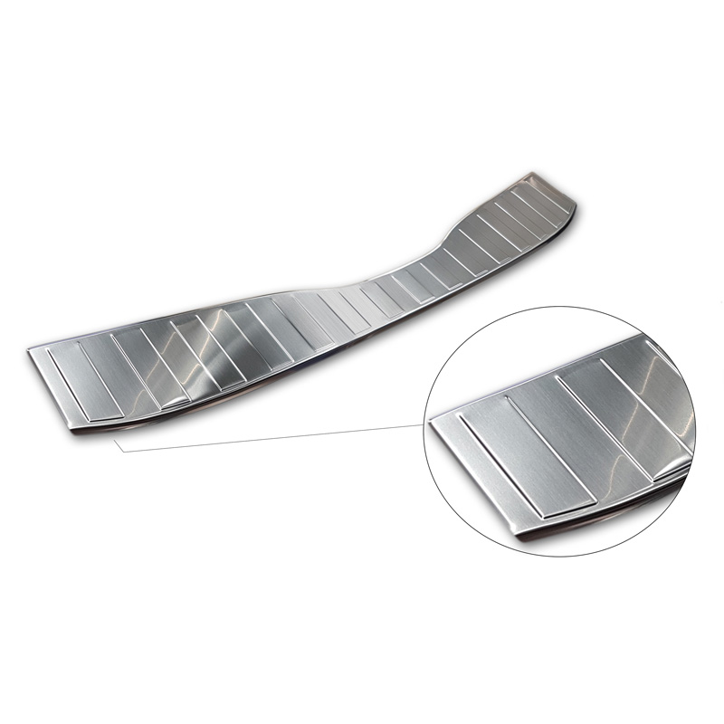 Protection de seuil arrière inox sur mesure pour Ford Mondeo Wagon 2010-2014 'Ribs'