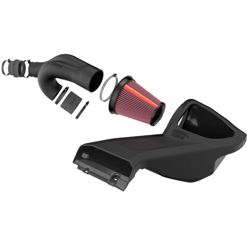 K&N NextGen d'admission d'air froid  sur mesure pour Ford F150 & F150 Raptor 3.5L V6 2017-2020 (50-2609)