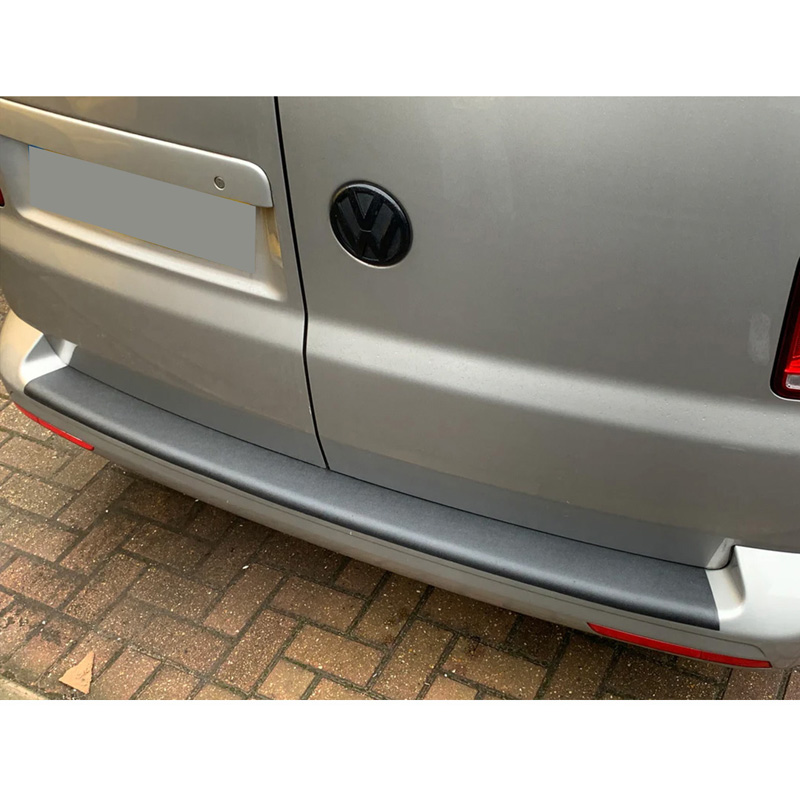 Protection de seuil arrière sur mesure pour Volkswagen Transporter T5.1 2010-2015 - Noir mat