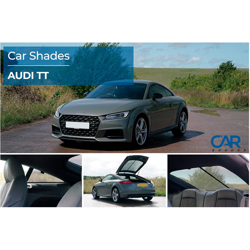 Set de Car Shades sur mesure pour Audi TT Coupé 2014-2023 (4-pièces)