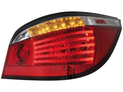 Feux arriere LED BMW E60 lim. rouges/blanc