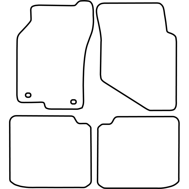 Set de tapis de sol sur mesure pour Mitsubishi Lancer 1992-1996