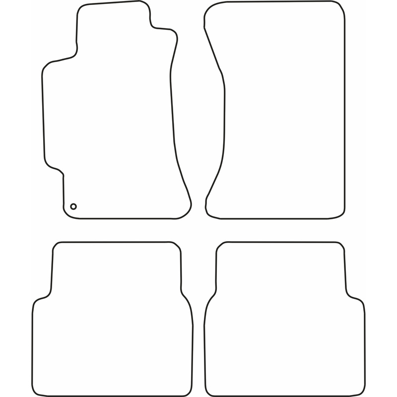 Set de tapis de sol sur mesure pour Subaru Impreza 2000-2008