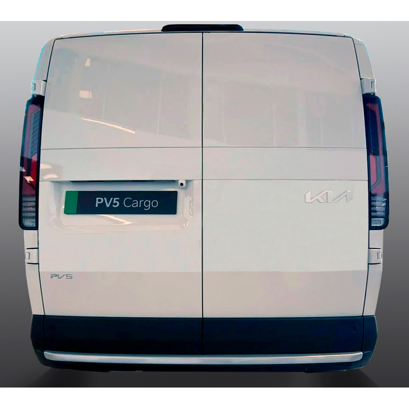 RGM Protection de seuil arrière (ABS) sur mesure pour Kia PV5 2025- avec portes battantes - Argent