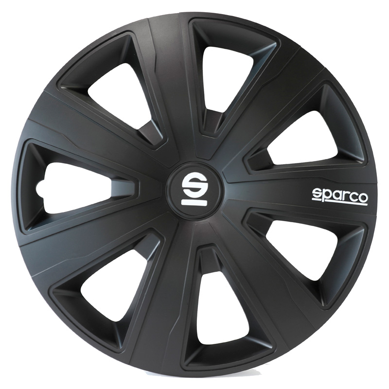 Sparco Enjoliveurs Palermo - 15-pouces - Noir - Set de 4 pièces