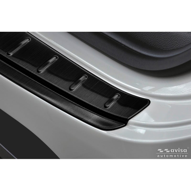 Avisa Protection de Seuil de Coffre Acier Inox sur mesure pour Mercedes CLA III Shooting Brake (X174) 2026- - Noir