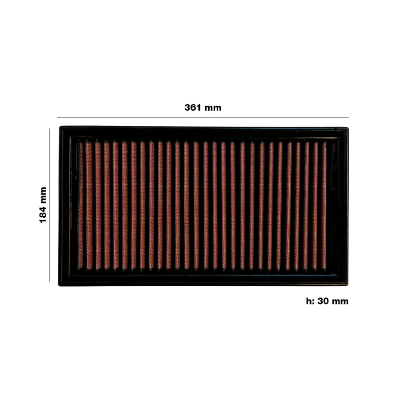 Simoni Racing Filtre à air de remplacement sur mesure pour p.e. Audi/Seat/Volkswagen