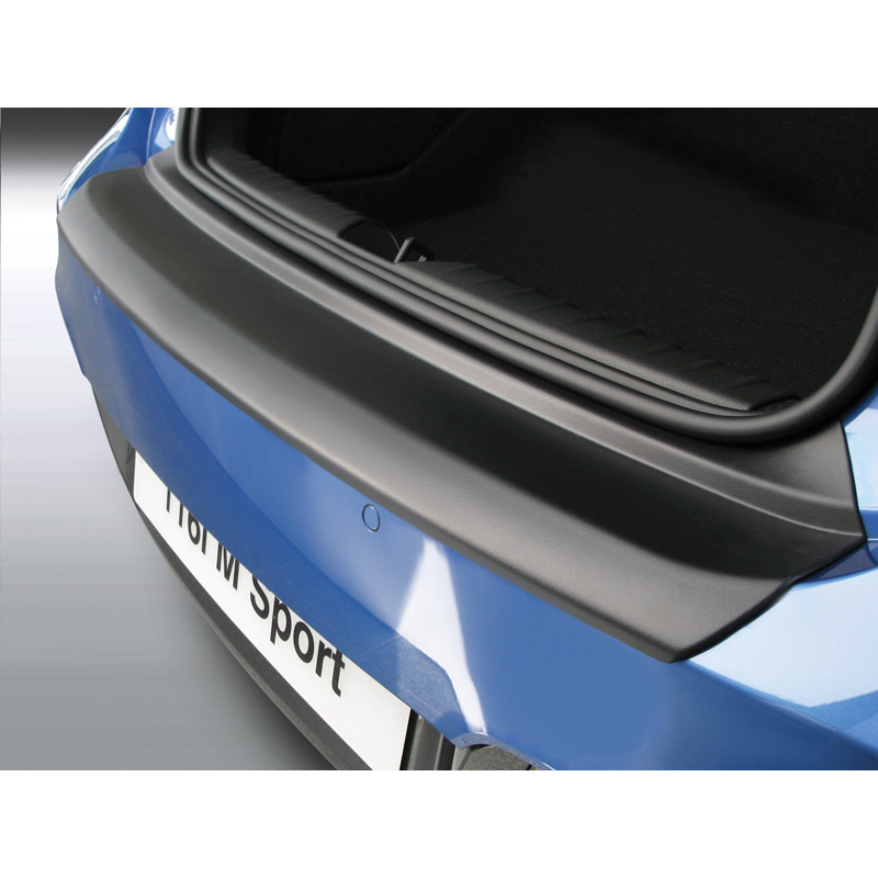 Protection de seuil arrière (ABS) sur mesure pour BMW Série 1 F20/F21 3/5 portes 'M-Sport' 2011-2015 Noir