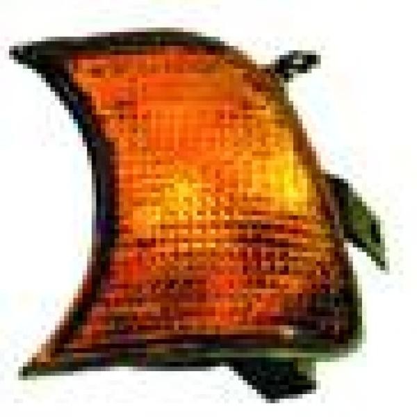 Knipperlicht links BMW E34 88-95 ORANJE met VOET
