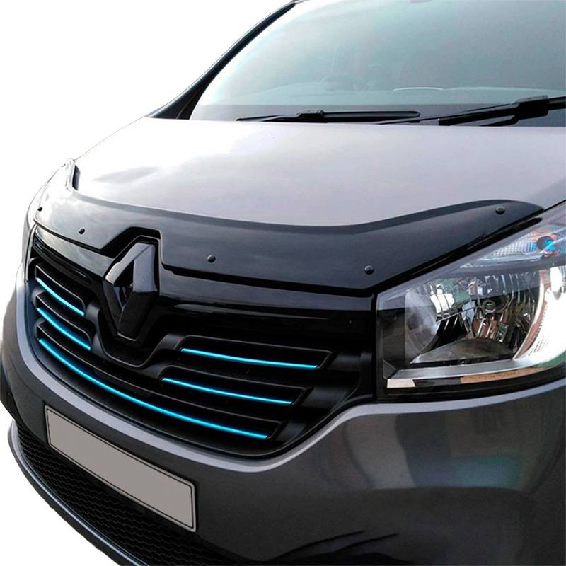 Protection du capot sur mesure pour Renault Trafic X82 2014-2020 - Noir brillant
