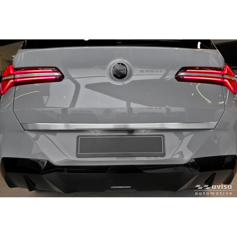Avisa Revêtement d'habillage du hayon du coffre inox brossé sur mesure pour BMW X3 (G45) 2024- excl. M-Sport