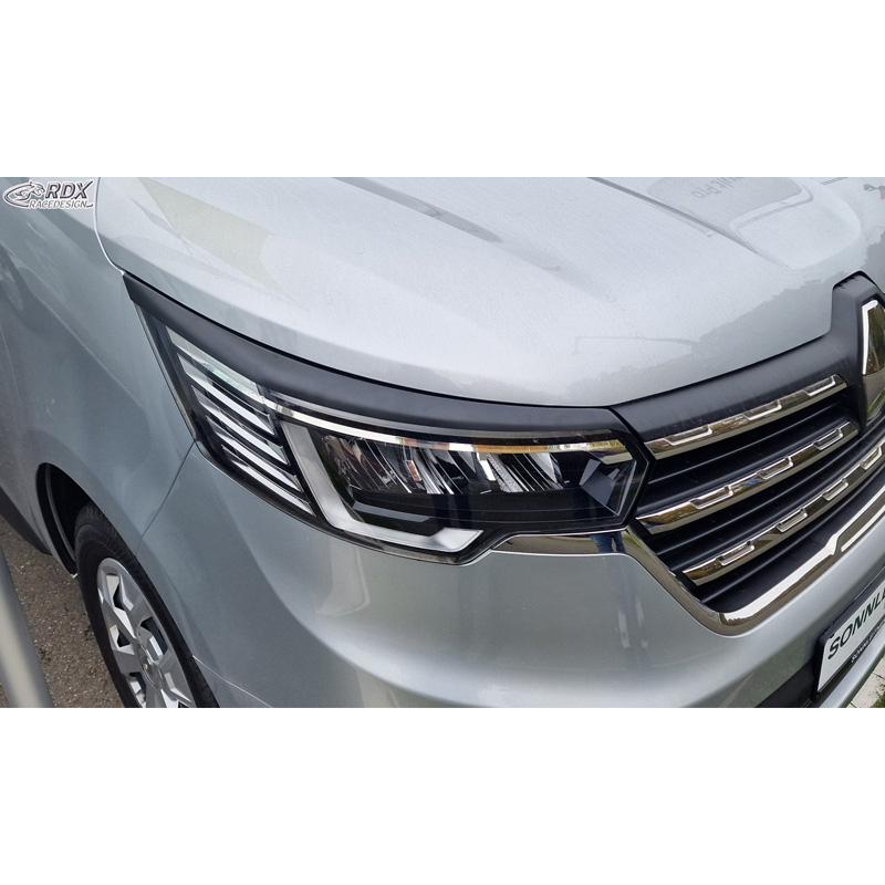 RDX Spoilers de phares sur mesure pour Renault Master III Facelift 2019-2024 (ABS)