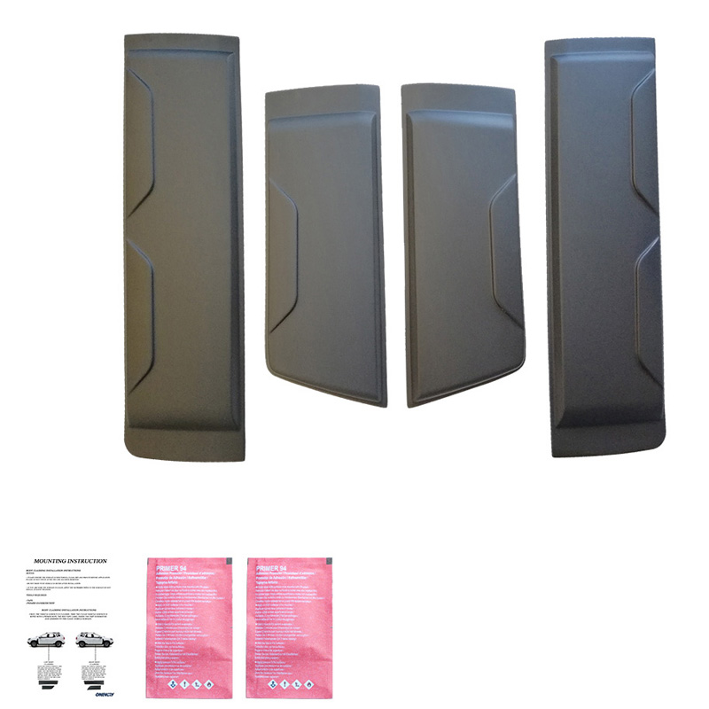Jeu de baguettes de porte sur mesure pour Mercedes Classe-X W470 2017- - Noir mat