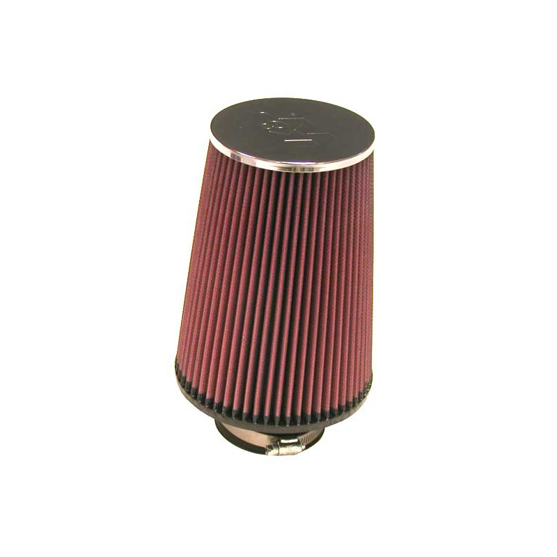K&N Filtre à Air Universel Conique 76mm raccordement, 152mm de base, 114mm en haut, 203mm hauteur (RC-5106)
