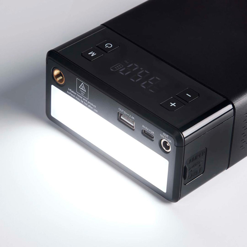 Osram BATTERYjumpstart 1000TI - Démarreur d'urgence/batterie externe portable avec gonfleur de pneus intégré