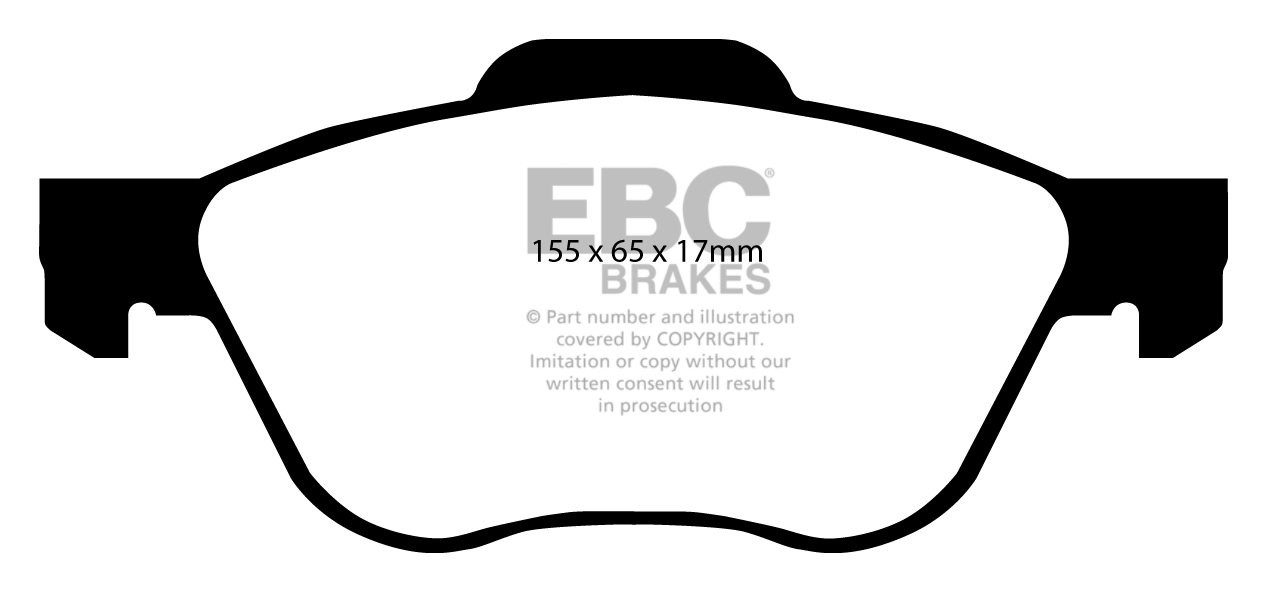 EBC Brakes NISSAN Primera 2.0 (W11) 99-2002 Remblokken voorzijde