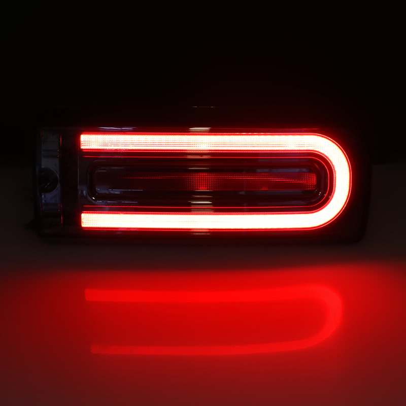 Set de Feux Arrière LED sur mesure pour Mercedes Classe-G W463 G500/G550/G55/G63 AMG 1999-2018 - Fumée - incl. Feux Dynamiques